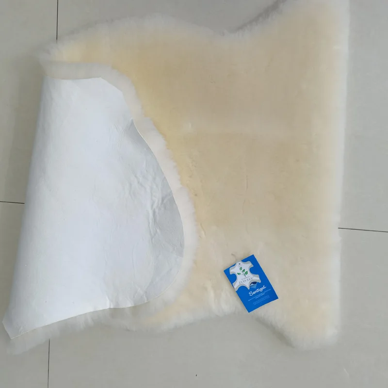 
Soft Baby Lambskin Rug Australian Eco-Tan Medical Grade OEKO-TEX Shearling baby sheepskin rug 