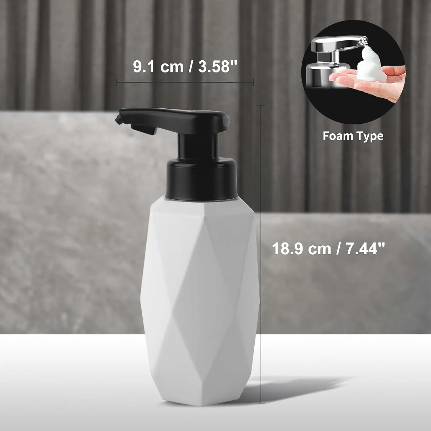 Nice design beautiful elegant Automatic soap dispenser TYPE-C charging Touch + infrared sensor 250ml Automatic soap dispenser