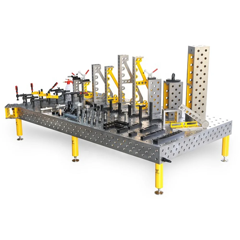 Precision cast iron 3D welding table D16/D28 3D welding table
