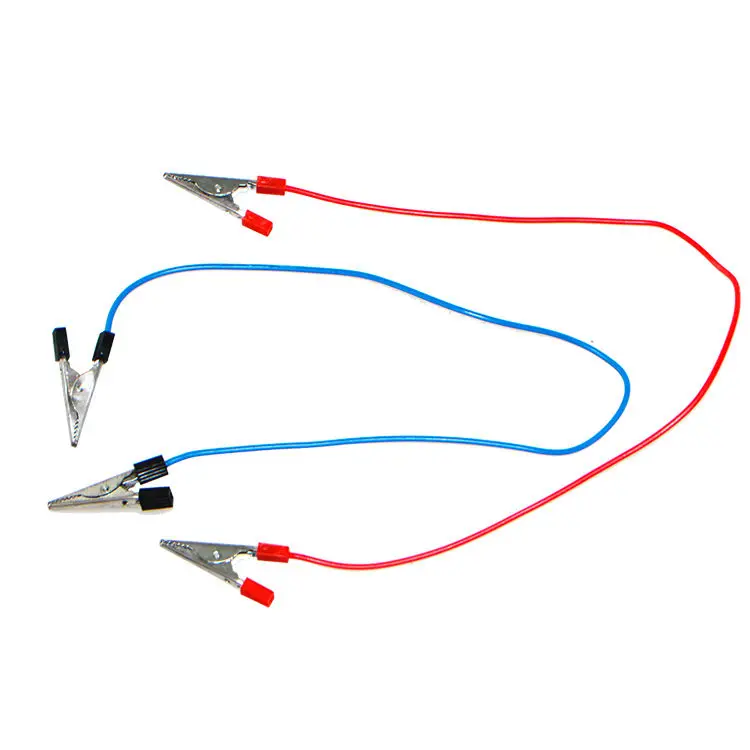 Physical Electromagnetism Teaching Aids physical experiment alligator clip test electric connecting wires for students