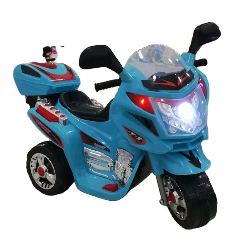 Wholesale Pink Electric Motorbike for Kids Ride-On Plastic Motorcycle with Powerful Battery 3 Wheels Music Three-Wheel Features
