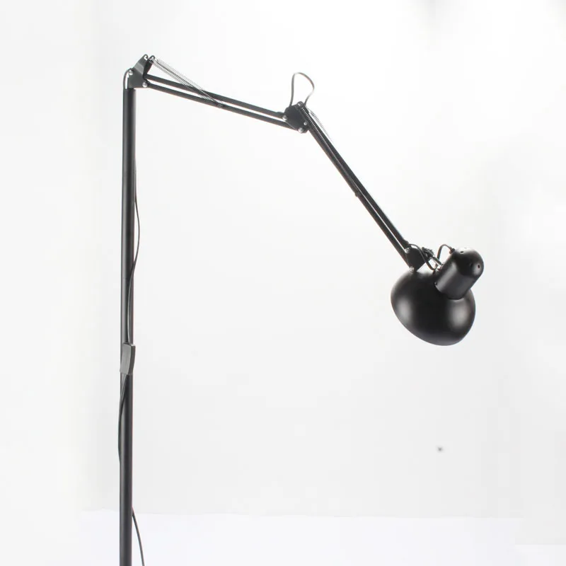 American Style Metal Modern Floor Lights Portable Swing Arm Standard Lamp Home Office Decor Reading lamp