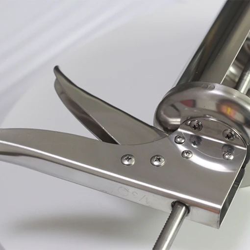 Household kitchen gadgets Standard stainless steel hand squeeze sauce spray gun