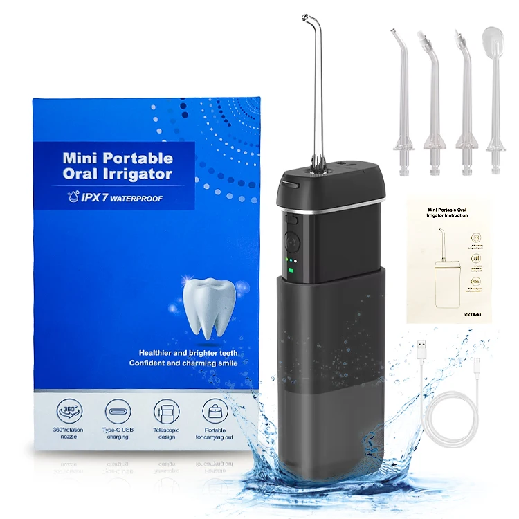 2024 high-quality  best selling portable Tooth Water Flosser Retractable Care Water Flosser Small Compact Water