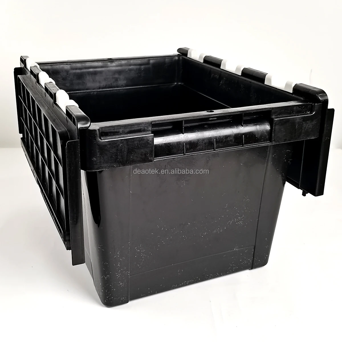 20L Storage Fruit Foldable Vegetable Egg Transport Basket Bins Crate Supermarket Collapsible Hard Plastic Space Green Blue Dark