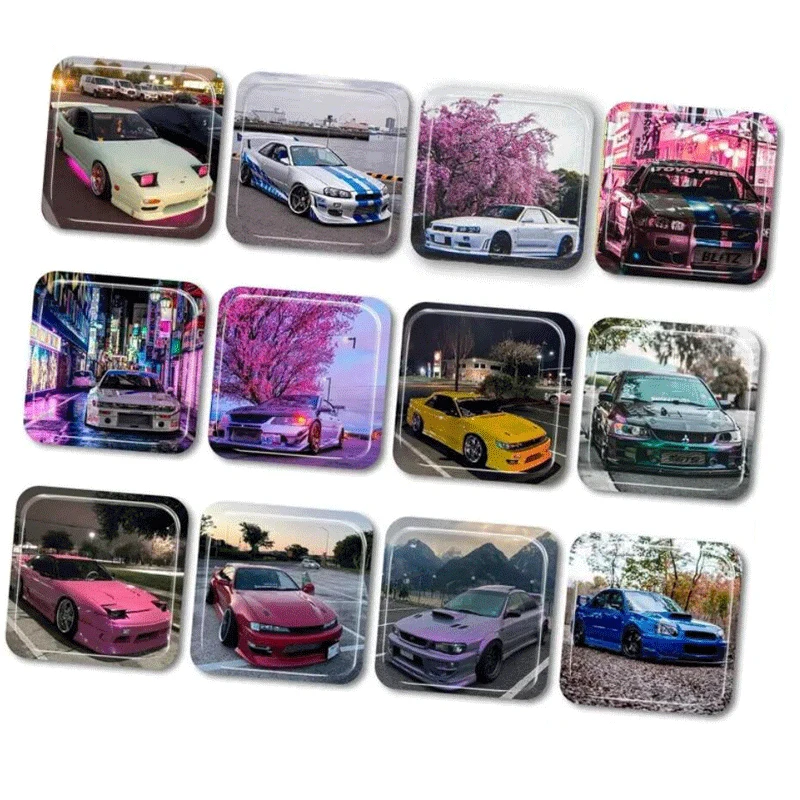 customized cartoon epoxy 3d sticker sheet decal phone laptop cartoon sticker