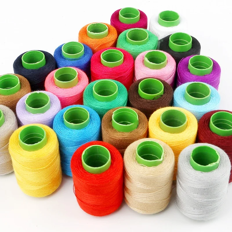 
High Quality Sewing Thread 100% Cotton Sewing Embroidery Thread with High Abrasion Resistance 