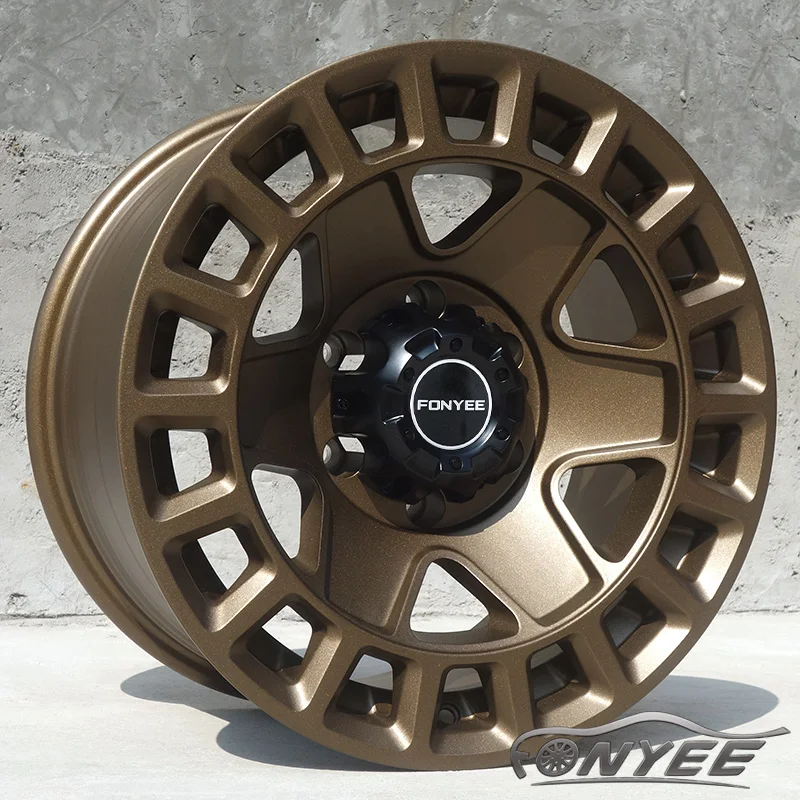 F66DX125 Fonyee wheels for auto popular pattern off-road mags latest modified design alloy wheels high quality car rims