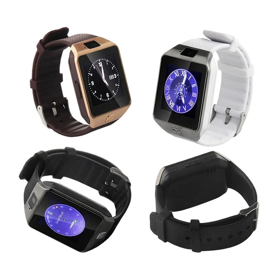 Wholesale  topsales Cheapest DZ 09 smart watch With Camera Video Call WiFi Touch Screen smart watch Support SIM Card