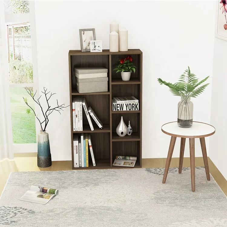 Gcon GF702 high quality best price wholesale white wood bookcase wood cube bookcase shelf bookshelf animal for kid