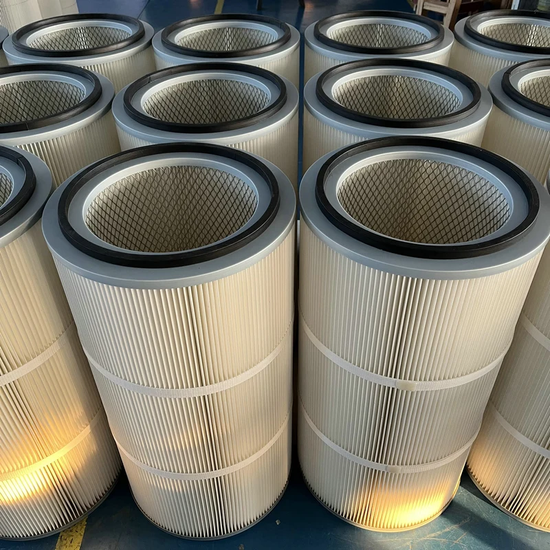 Dust Removal Machine Polyester Media Filter Cartridge Dust Clean Equipment Powder Coating Air Filter