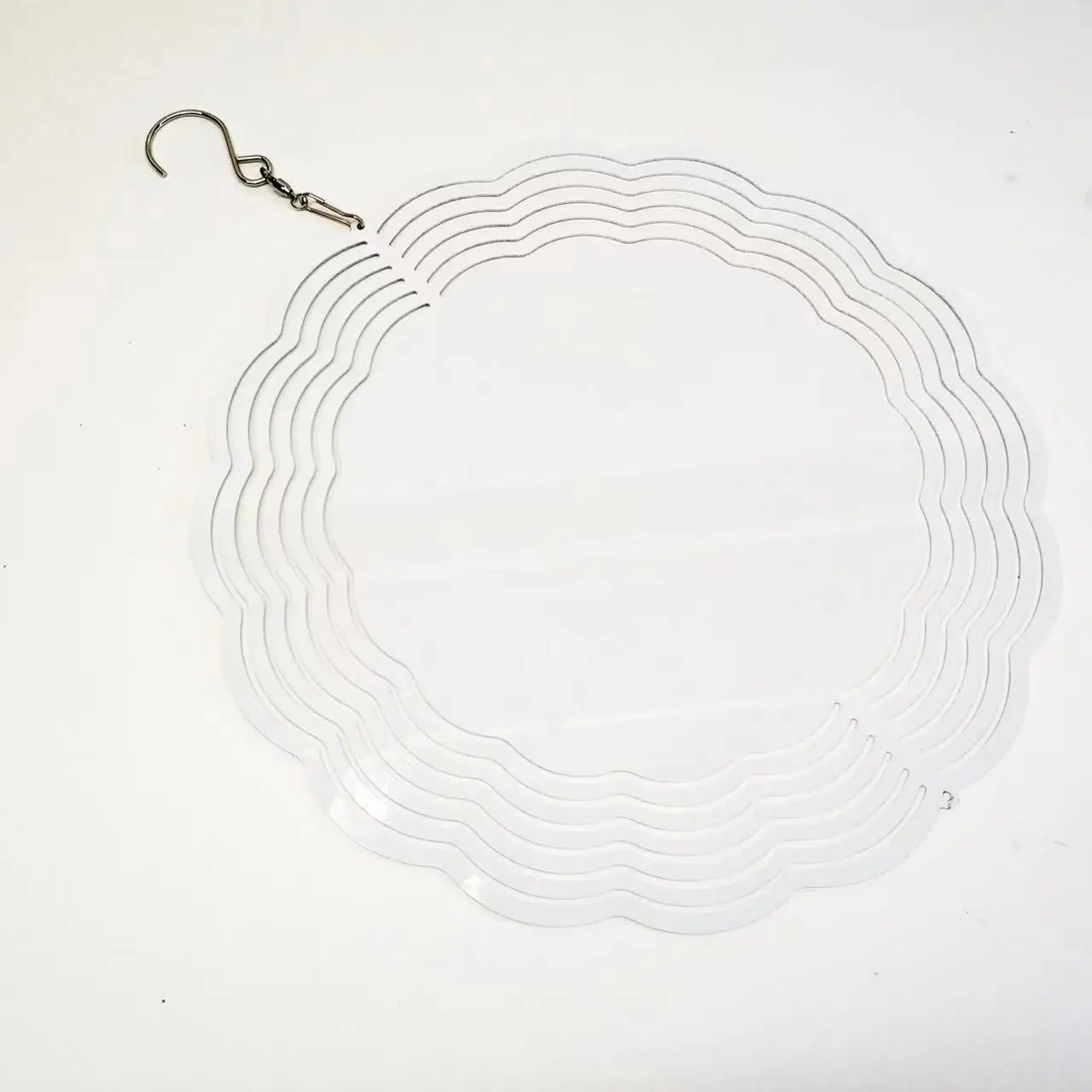 10 Inches Sublimation Aluminium Blank Custom Metal Home Decoration Round  Wind Spinner