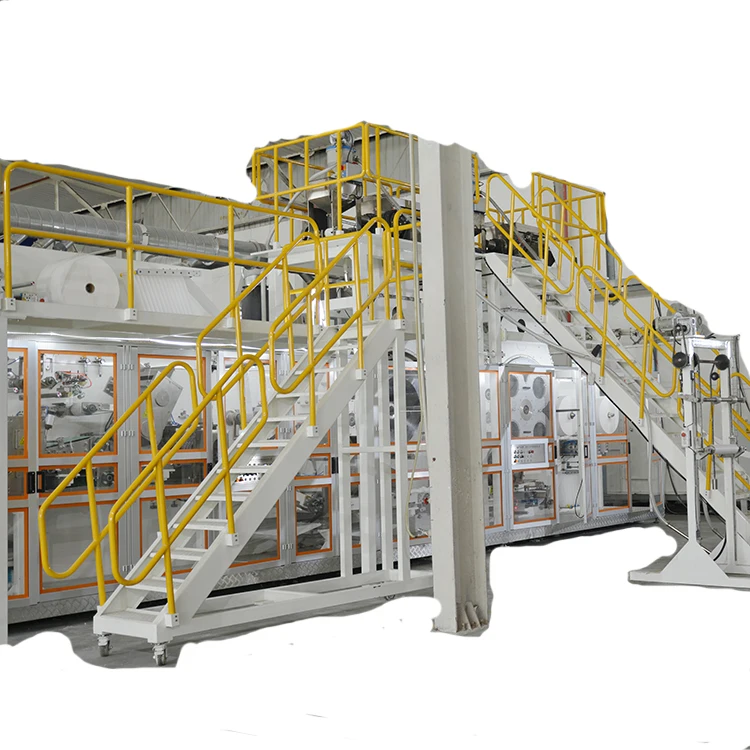 Baby Adult Diaper Production Equipment Automatic Baby Adult Diaper Making Machine