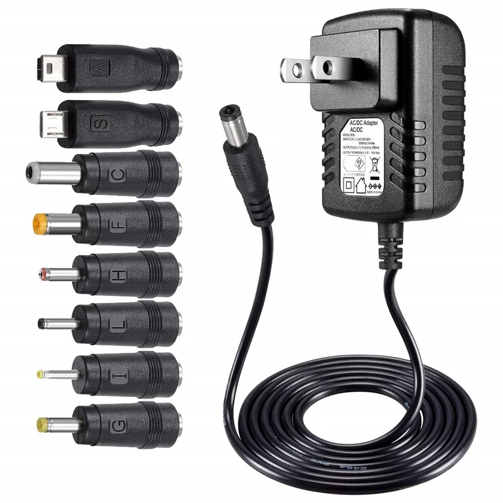 Mobile Phone Power Adaptor 24W ac dc Adapter 12v 2a 24V 1A With EU US UK AU Plug