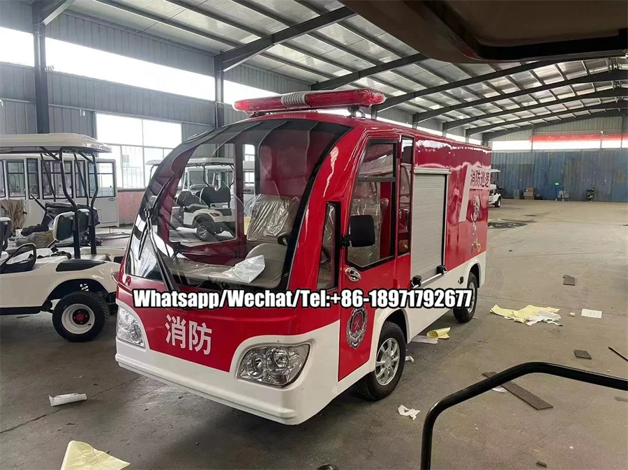 Factory Cheap price MINI 4 wheel fire emergency patrol electric fire truck for sale