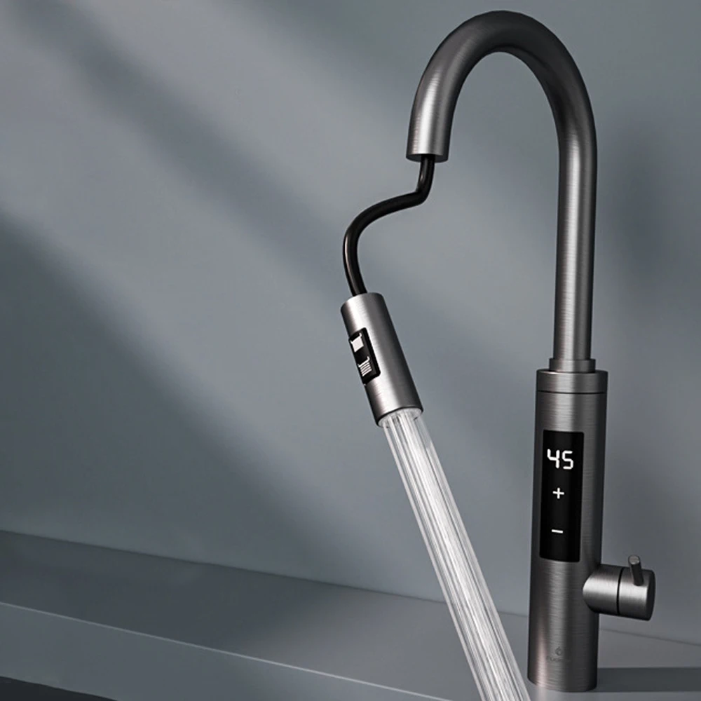 New Hot Sale Instant Hot Water Tap Electric Faucet Kitchen Bathroom Basin Sink Electric Heating Stainless Steel Faucet
