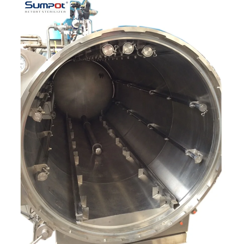 Best Selling Hot Water Spray Retort Machine For Pouch Autoclave Sterilizer