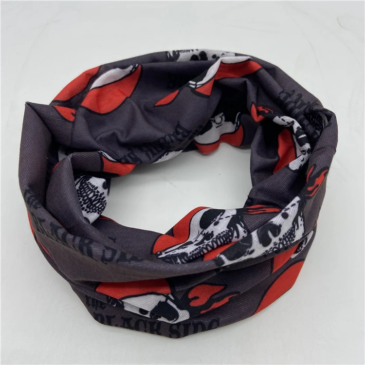 
New arrival muti-functional bandanna seamless neck scarf tube head-wear magic bandanna pirate printing 