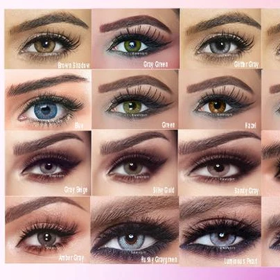 Контактные линзы Beauty Magic Elite 20 цветов мягкие с каждым годом использованием