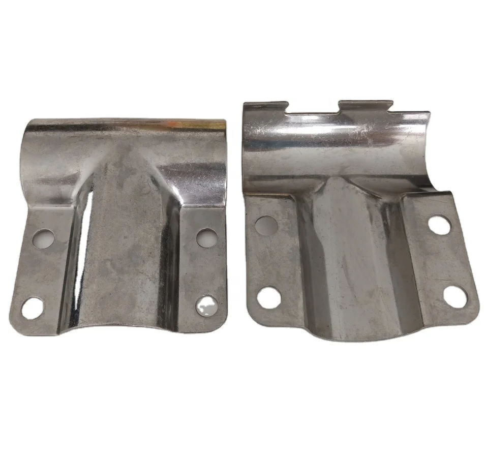 custom made stainless steel T joint end pipe clamp Chain link Fence Clamp for t-ing into a pipe