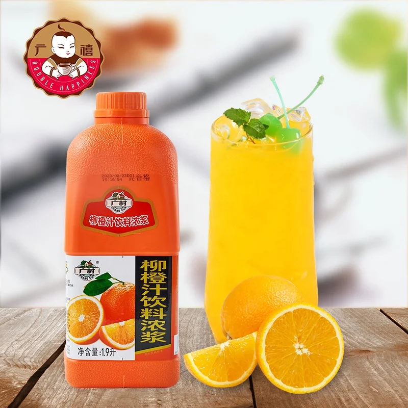 1.9L Guangcun оптовая продажа Концентрированный Фруктовый сок для Пузырькового