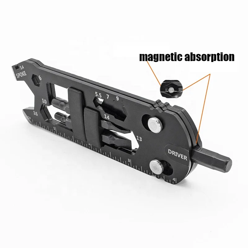 Hot Selling Durable Bike Repair Multitool  Edc Bicycle Repair Tool Wrench Hex Spoke Cycling Screwdrivers