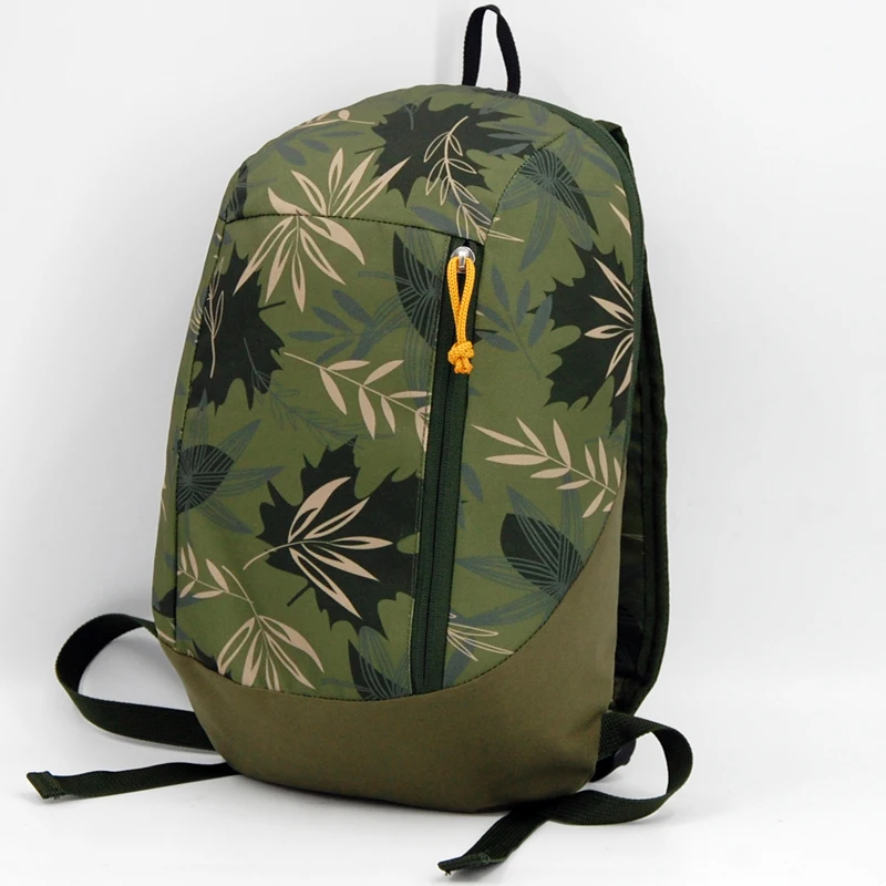 Simple leisure backpack travel lightweight polyester backpack bag