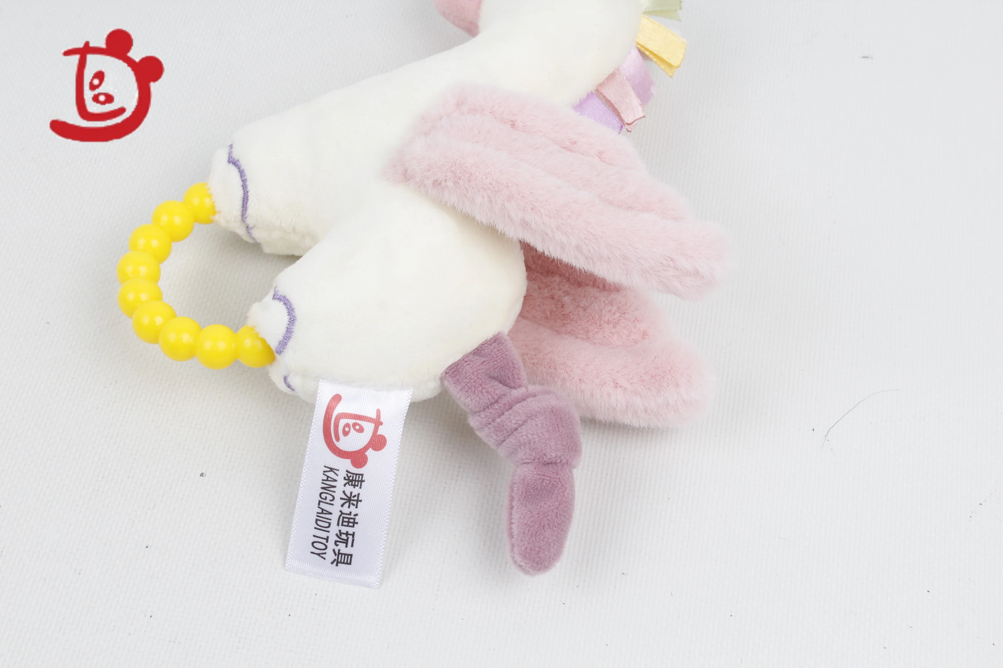 Factory Baby Stuffed unicorn Soft Toy Plush Baby Rattle Toy Handbell Dolls for Newborn 0-24 Months
