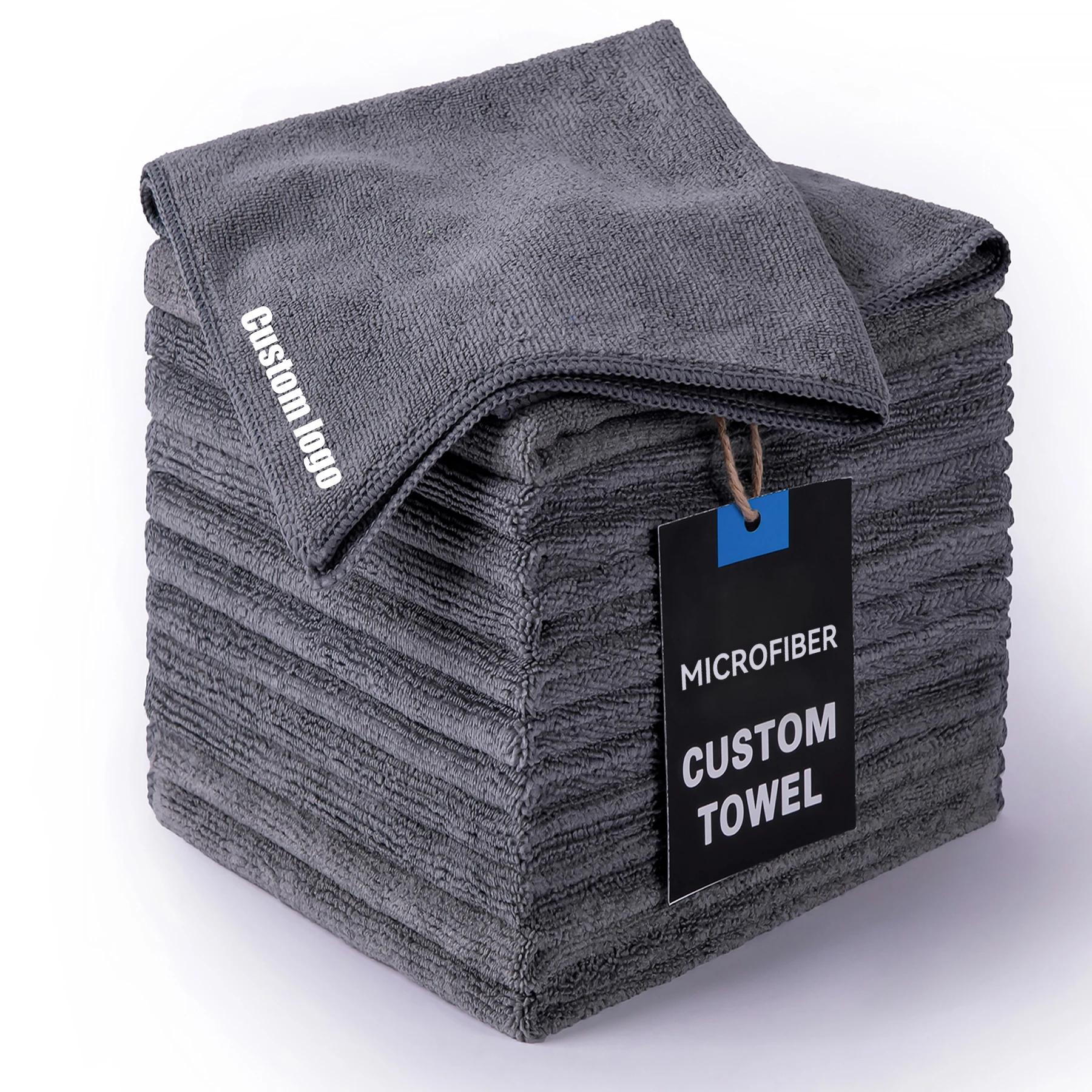 Lumo Custom Microfiber Cleaning Cloths Washable Clean Towels Reusable Wash Cloth Towel Kitchen Microfibre Towels