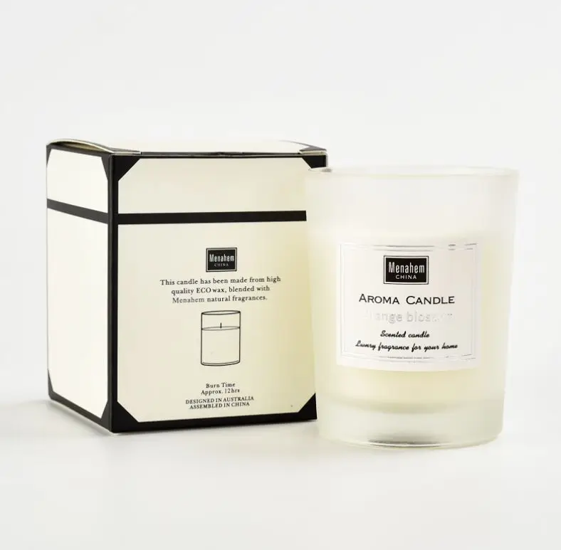 Oem Odm Luxury Aroma Fragrance Glass Jar Bougie Cire Candelas Vela De Soja Kaars Wholesale Customized Scented Candles