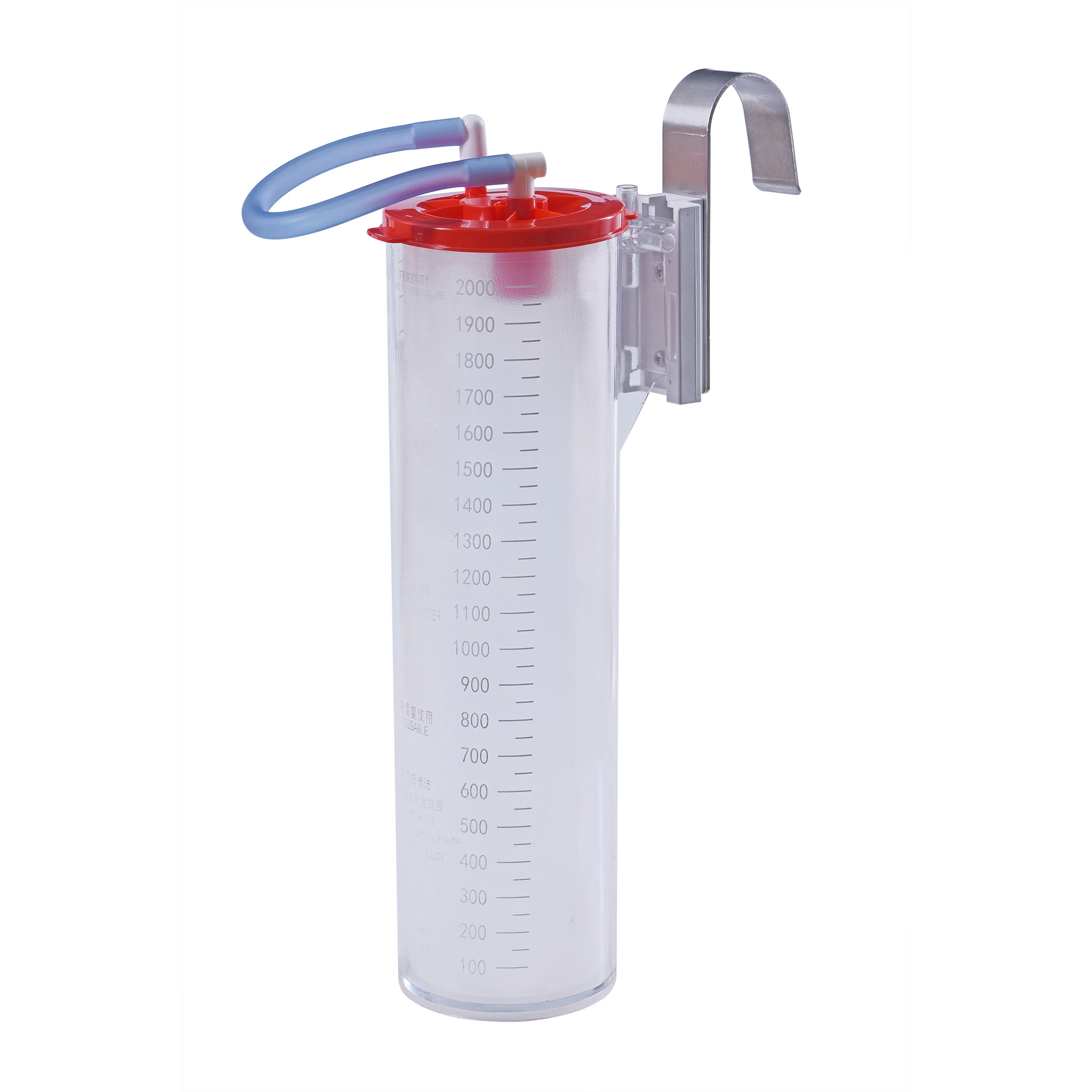Disposable Canister 2 Liter 2000ml Mold Medical Suction Liner Series System Bag White Filter Waste Collection Suction Liner