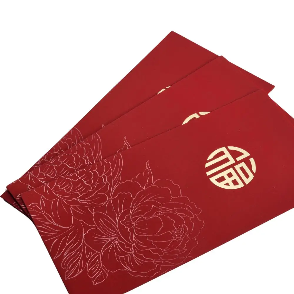 2024 Dragon Chinese New Year Custom Money Envelope Red Lucky Money Envelope Gift Envelope