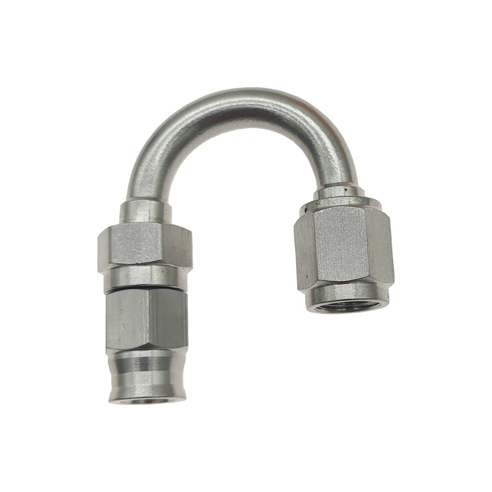 AN fittings 4 6 8 10 12 16 20 Straight 45 90 180 degree female/pipes Aluminum alloy hose ends fittings red blue black