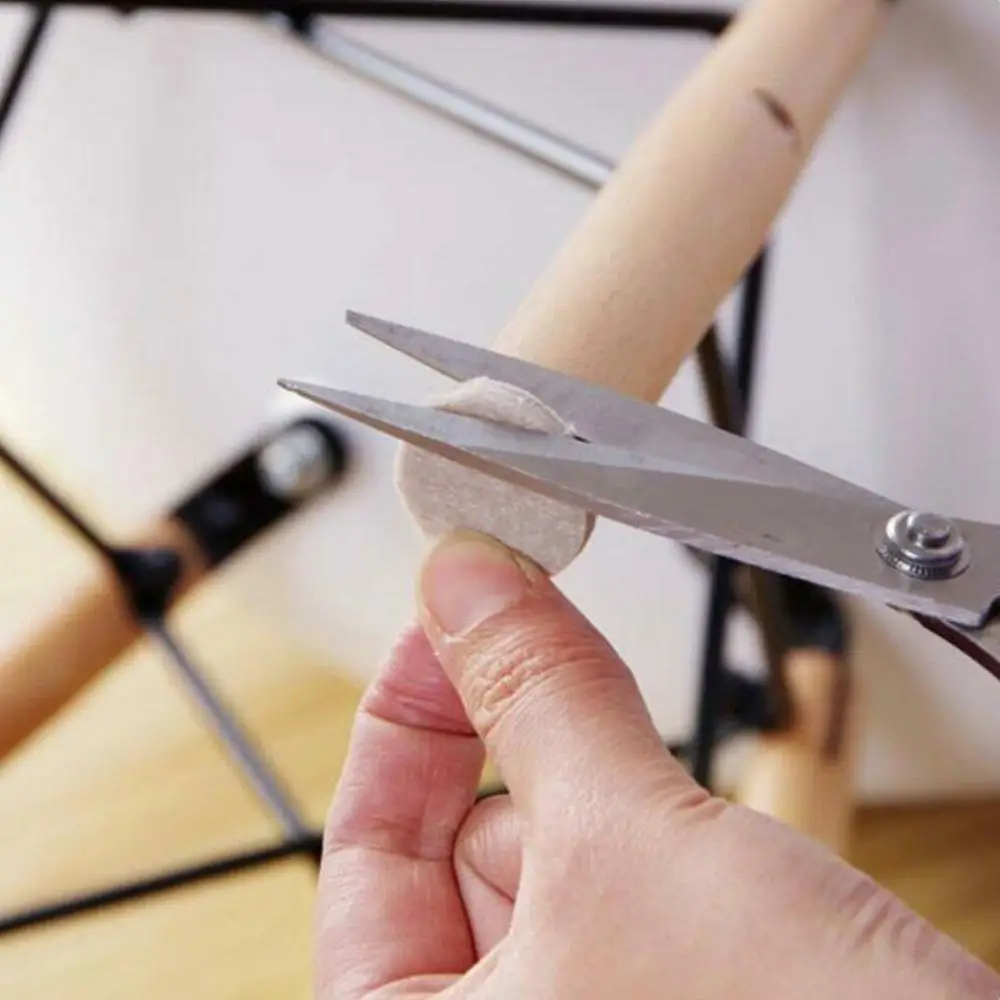 Best Price Custom 1/2 inch Non-slip Brown Black Table Desk Furniture Chair Leg Foot Protector Felt Pads