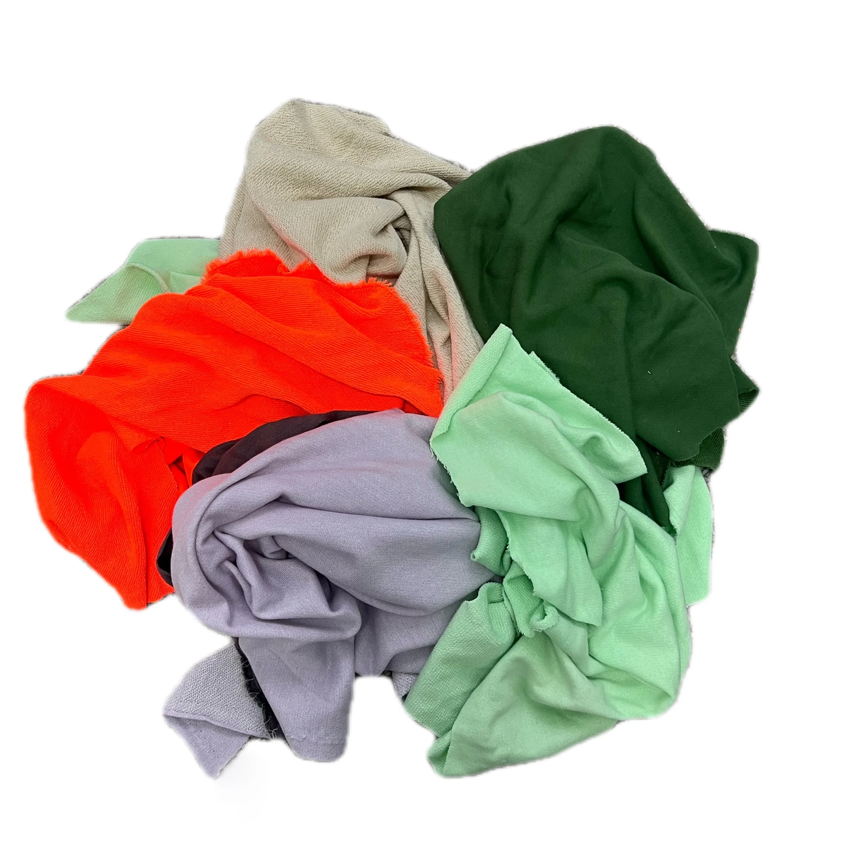 Used for Coating Marine and automotive Industrial Textile Waste Wiping Rags Mixed Terry Cloth 100% Cotton Rags for Cleaning