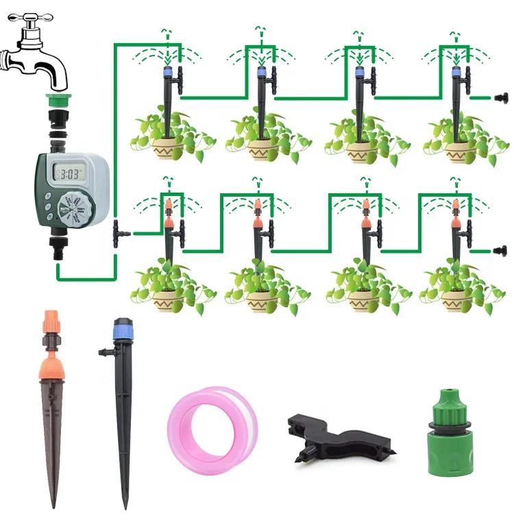 4/7 8/11inch Micro Drip Garden Spray Self drip sprinkler automatic drip irrigation system