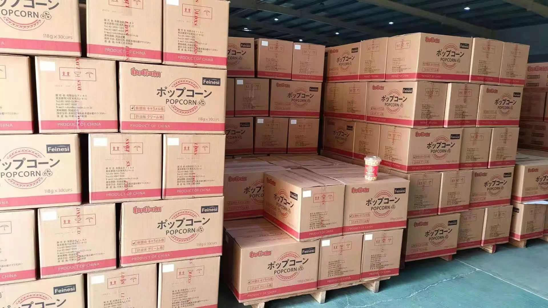 INDIAM popcorn Sweet and Salty Flavor mushroom Type 118g Movie Snack Popcorn Free Sample Available