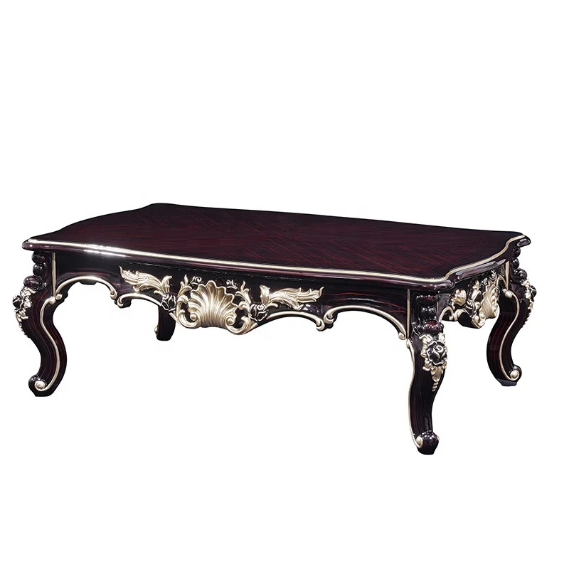 2019 New Coming Luxury Tea Tables Antique Wooden Carved Exquisite Coffee Table Wood Chinese