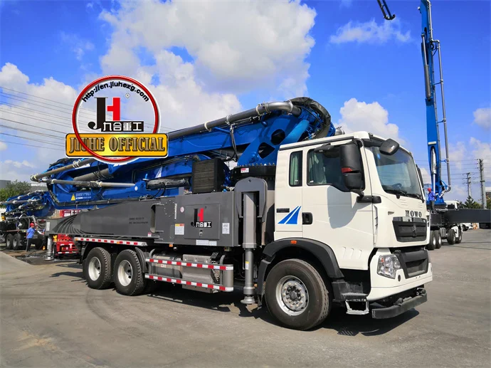 JIUHE Concrete Pump 48m Truck-Mounted Concrete Pump Truck Mounted 17m 20 25m 30m 38m 43m 52m 56m 58m 63m 70m Concrete Pump Truck