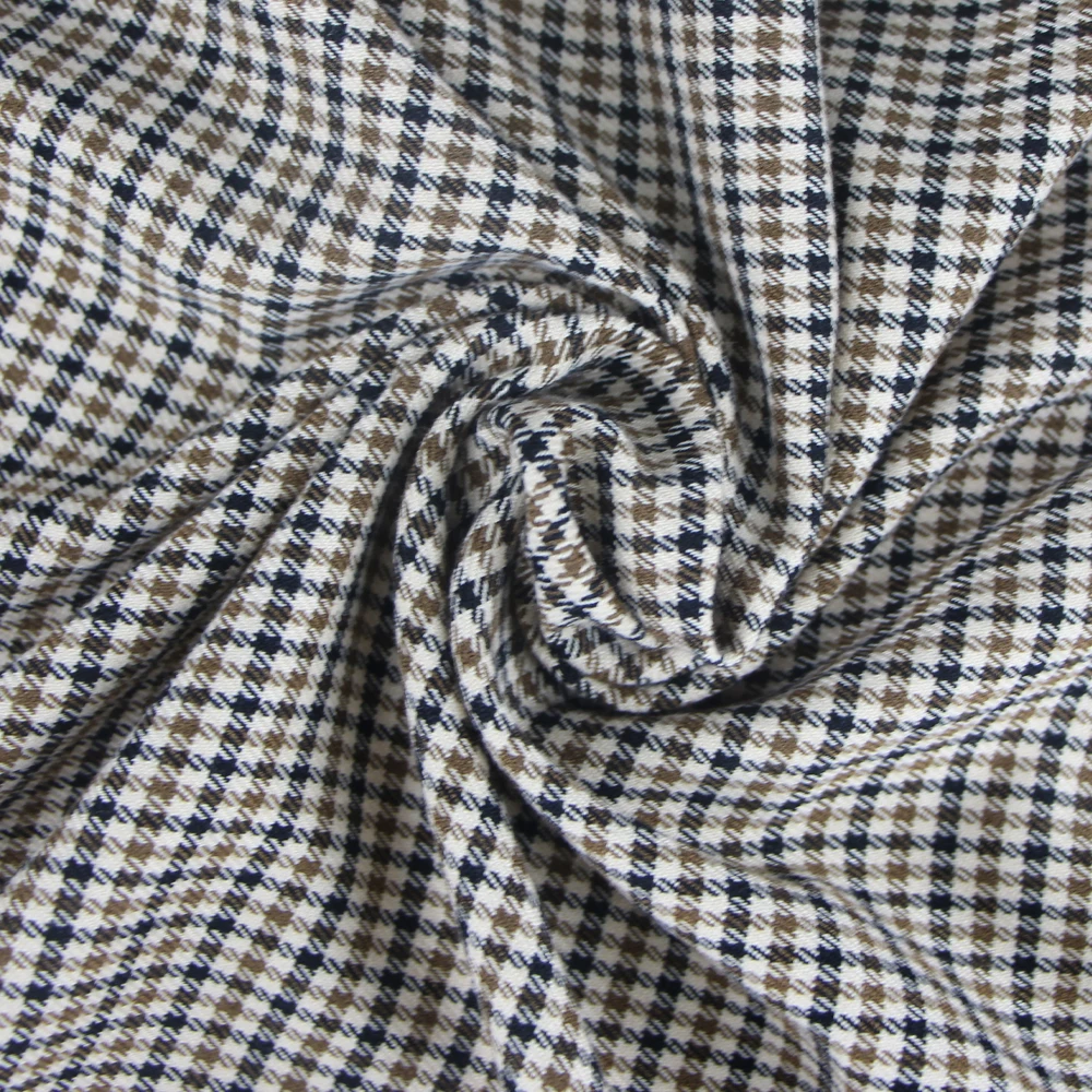 
 Лидер продаж, дышащая клетчатая полиэтиленовая ткань с спандексом, тканая ткань, переработанный полиэстер для брюк  