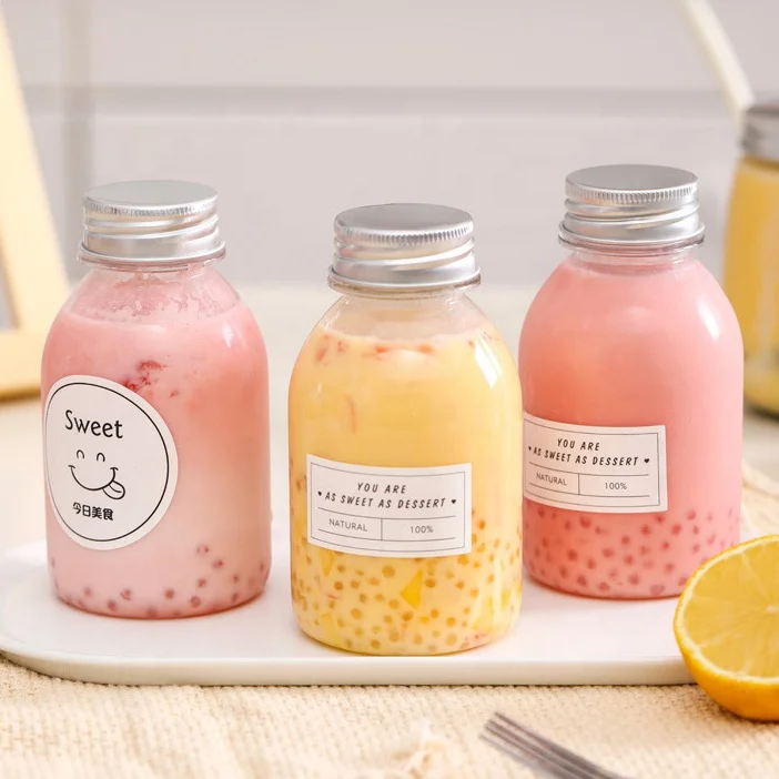 210ml 250ml 330ml 350ml 400ml 500ml 550ml 650ml Disposable Transparent Pet Bottles For Beverage