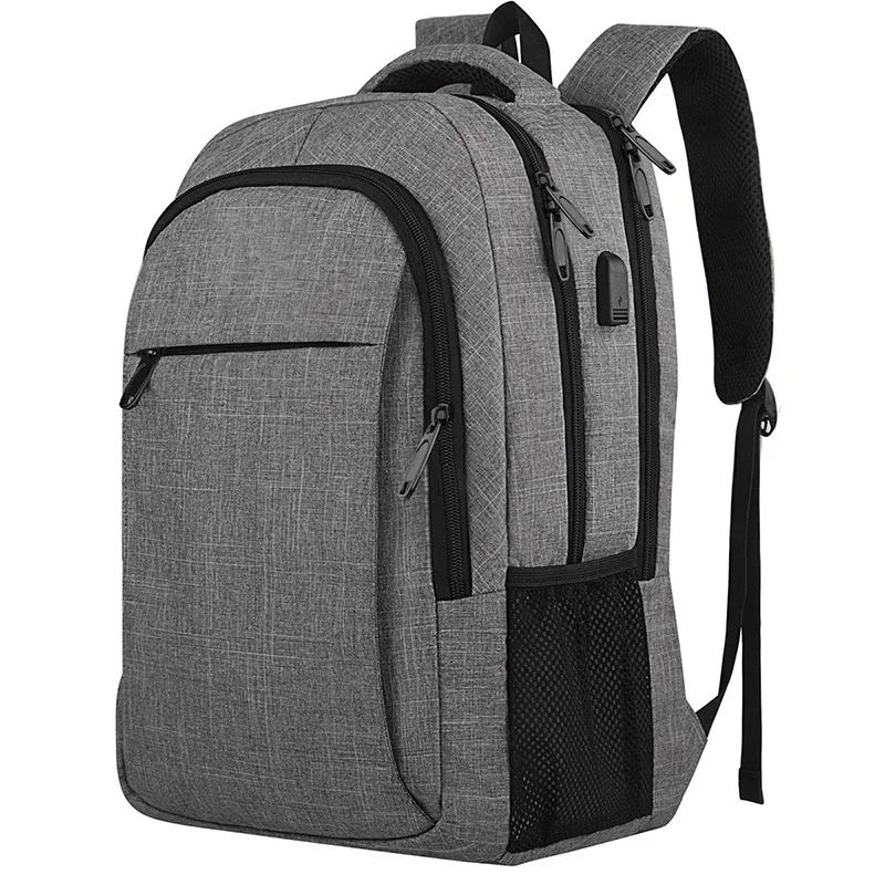 Business Travel Laptop Backpack Polyester Travel Business Backpack Large Capacity Backpack Work Bag Custom Logo