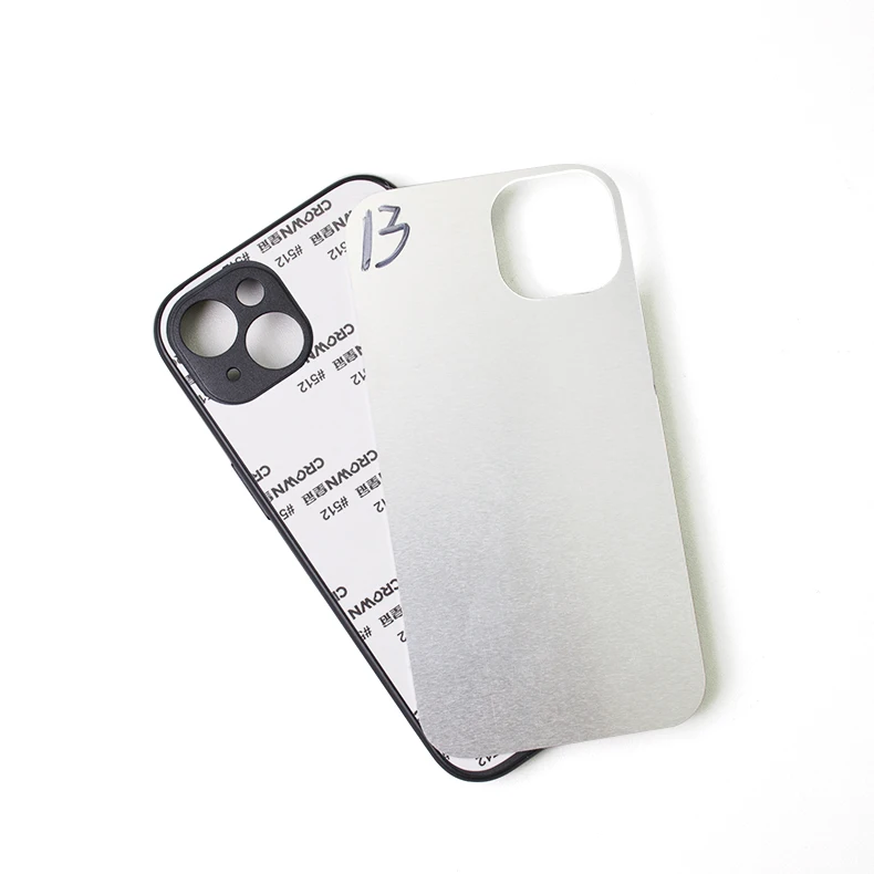 Guangzhou Wholesale Sublimation Phone Cover  2025 Thermal Transfer Printing Blank Aluminum Plate 2D Sublimation Phone Covers