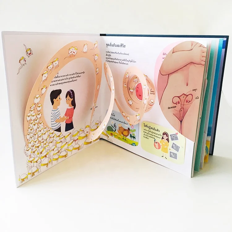 
Customized Size Kids Pop Up Story Education Hardcover English Books For Children 