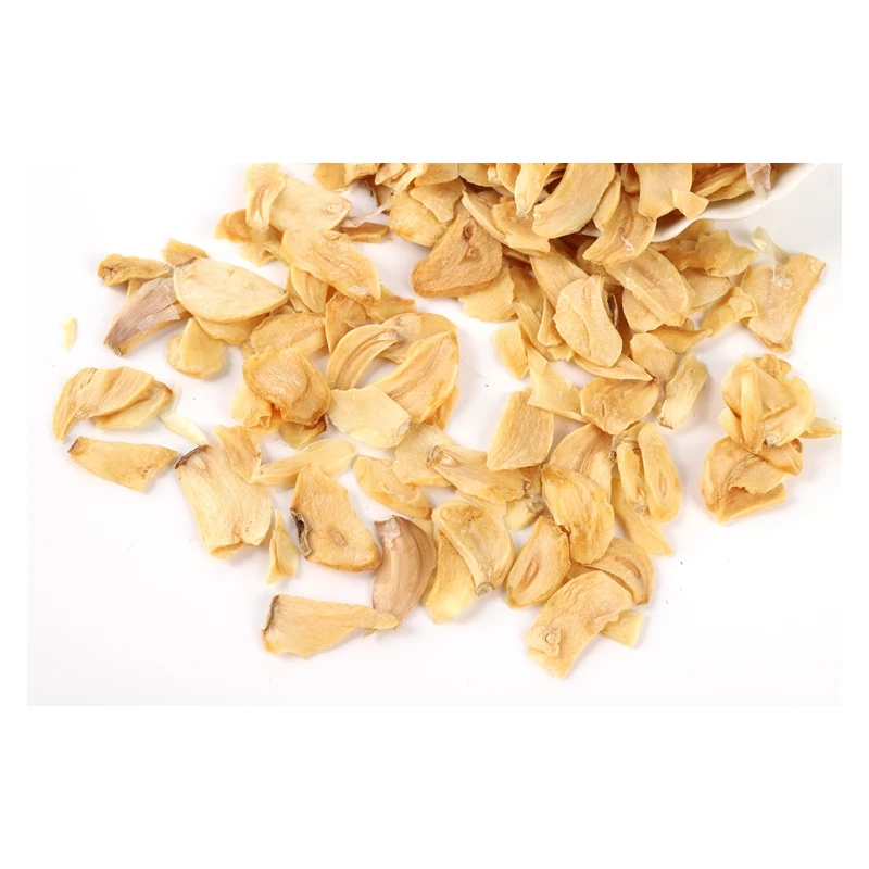 Plastic Packaging Fried Garlic Flakes Manufacturers Made Dry Garlic Slice