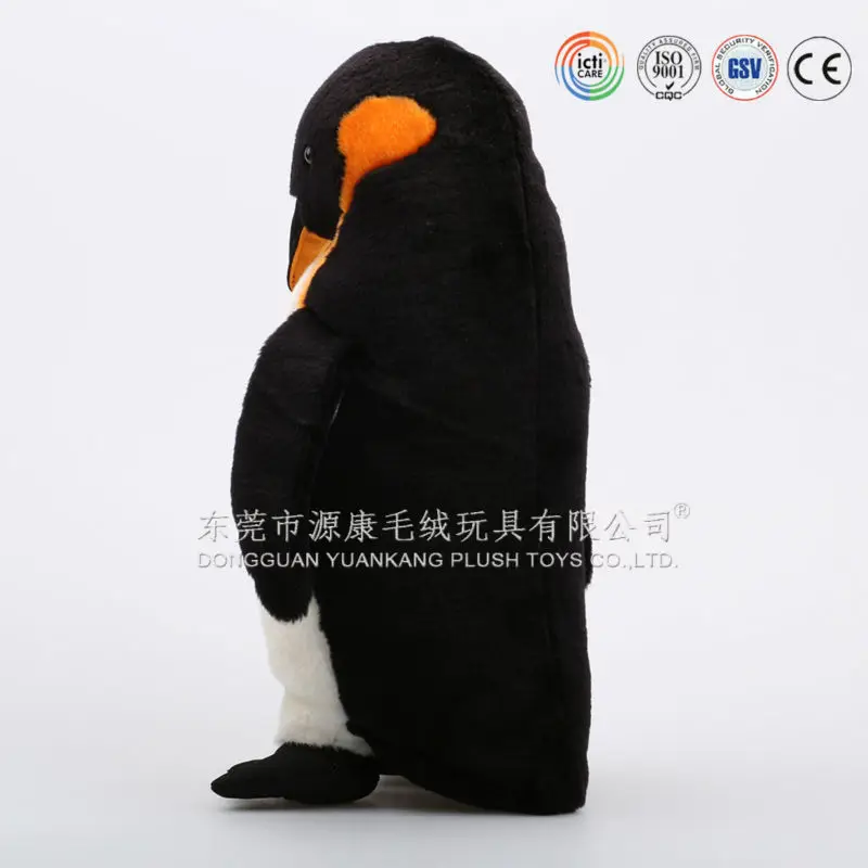 High quality soft animal toys stuffed singing plush penguin with sound chip