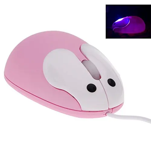 Cartoon Rabbit USB Optical Mouse Comfortable Hand Feel the hare wired Mouse 3D Gaming Lovely Animal Mouse for Desktop PC Laptops