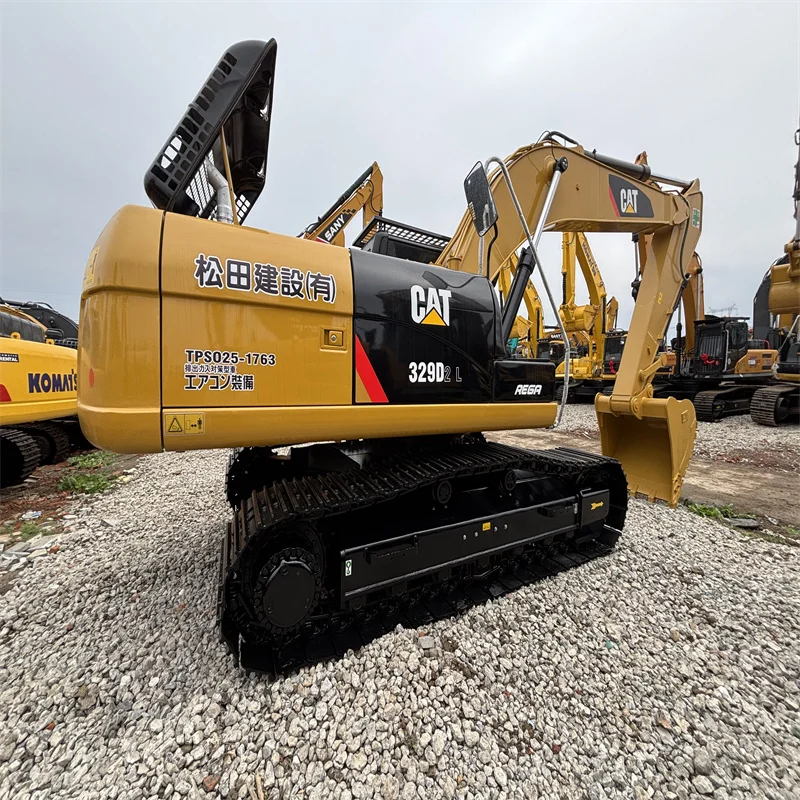 Гусеничный экскаватор использованный гусеничный Cat 329EL большой строительный 29 тонн 329 329E 329D