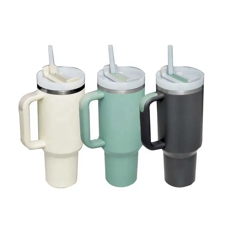 Wholesale Vacuum Insulated Generation 2.0 Tumbler 40oz Powder Coated Coffee Tea Travel Mugs Cups For Digital Printing