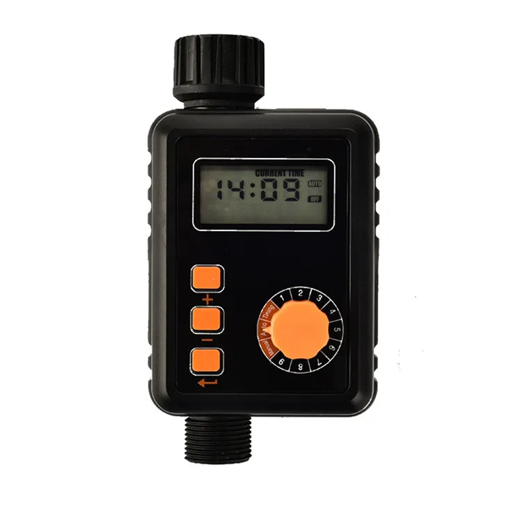 Watering Computer Battery Powered Automatic Anti-Block Accurate 9-Timing Sets Water Timer With Rain Sensor And Digital Display F
